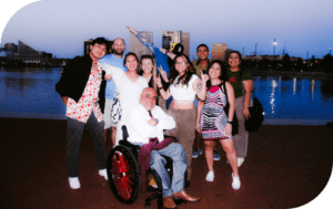 Seth with other HPRS scholars in Baltimore during Summer Institute